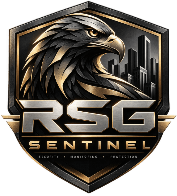 RSG SENTINEL – részletgazdag arany és ezüst sasos pajzslogó